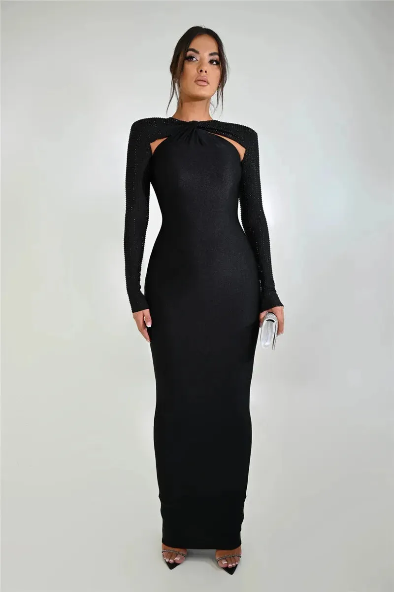 💍 Luxe Formal: Ideal for Weddings – Long Elegant Dress