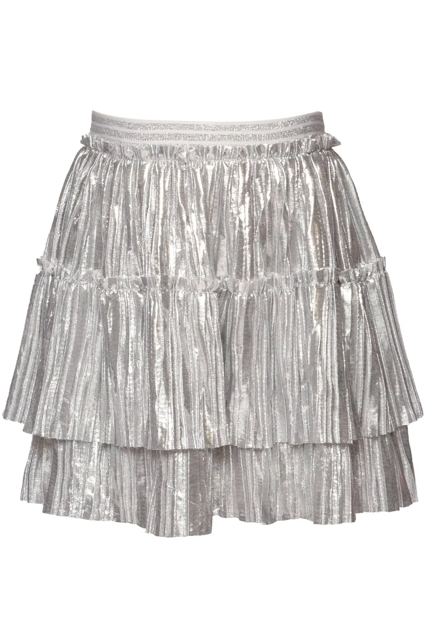 2 TIERED MINI PLEAT SKIRT