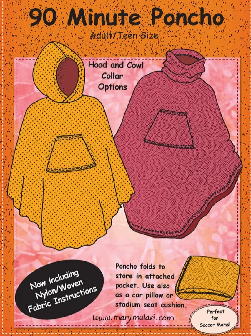 90 Minute Poncho  Pattern