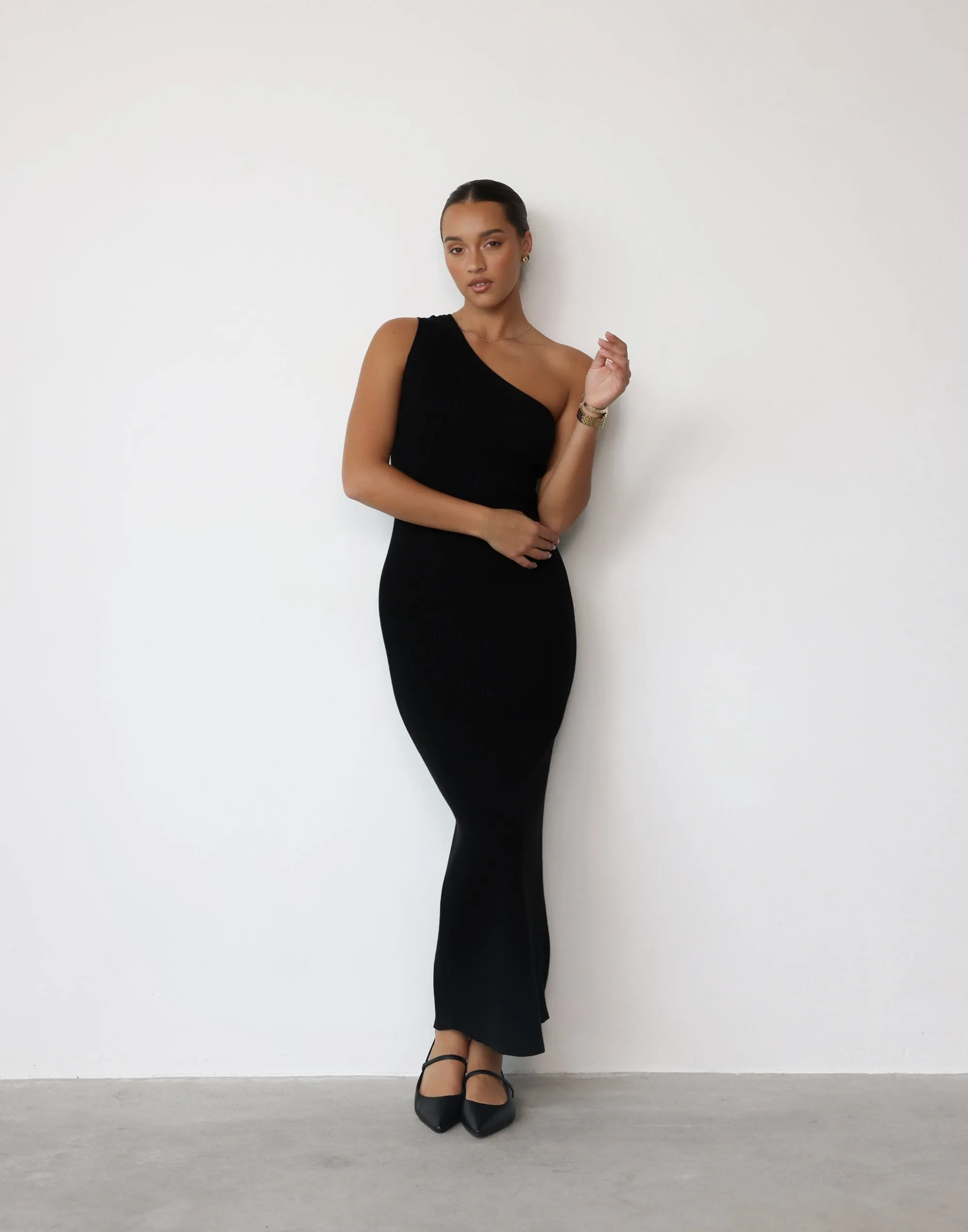 Aubany Maxi Dress (Black)