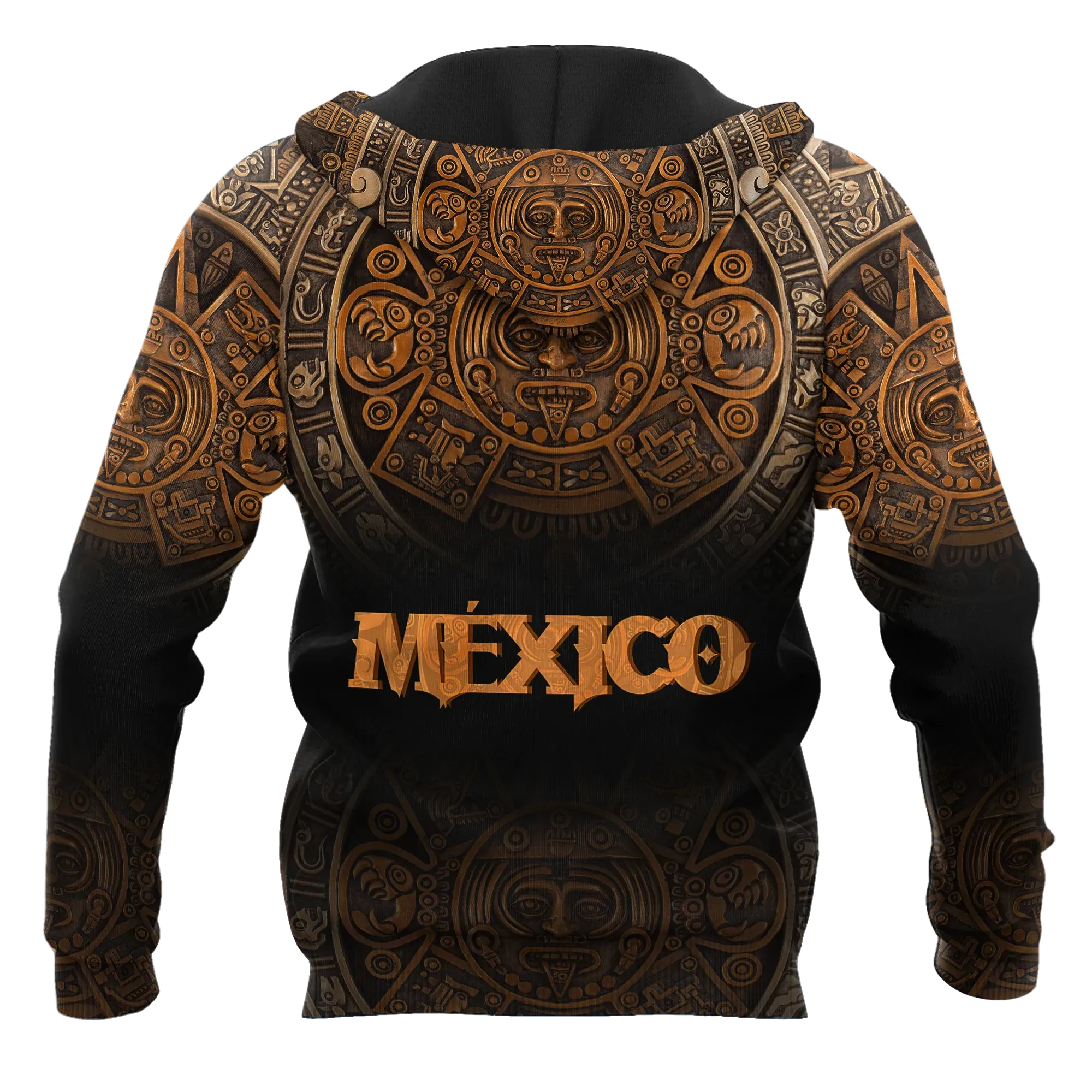 Aztec Mexico Hoodie Men, Aztec Printed Hoodie, Aztec Hoodie Mens Aztec Hoodie