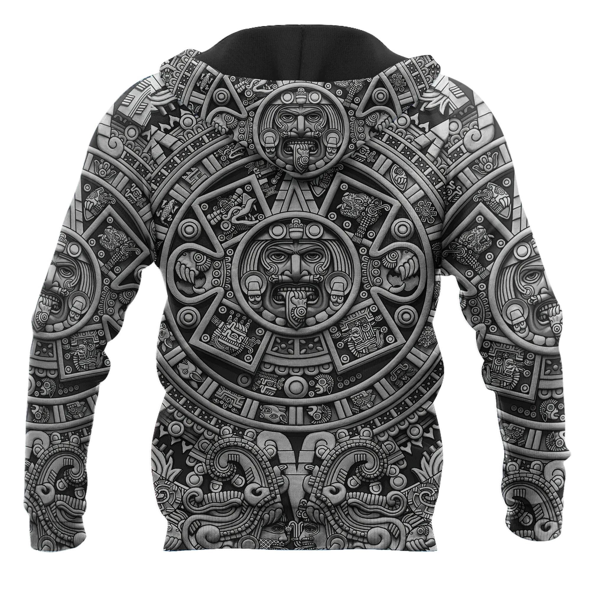 Aztec Mexico Hoodie Men, Aztec Printed Hoodie, Aztec Hoodie Mens Aztec Hoodie