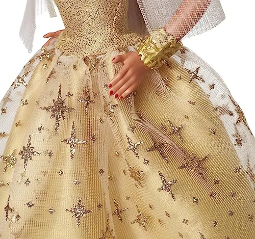 Barbie 2023 Holiday Barbie Doll, Seasonal Collector Gift, Barbie Signature, Golden Gown and Displayable Packaging, Light Brown Hair