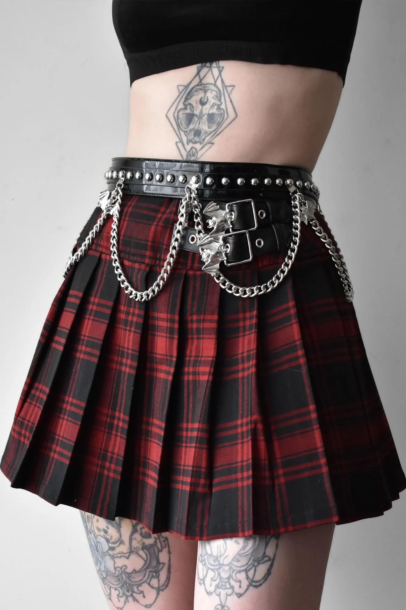 Bat Girl Skirt [TARTAN]