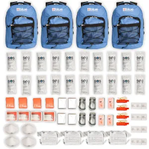 Blue Seventy-Two Family Pack - 4 x 3 Day Emergency Kits for 4 People