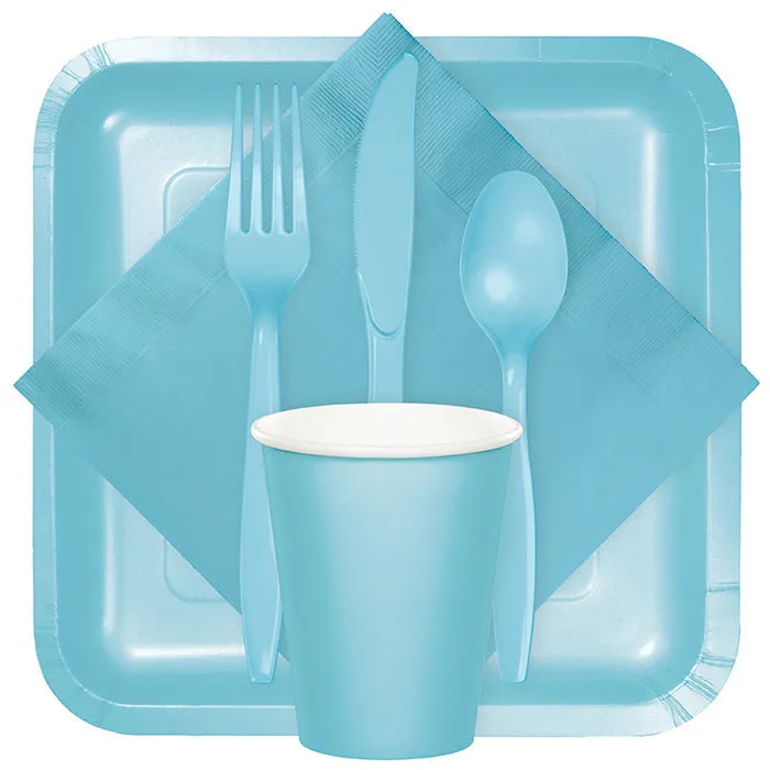 Bulk Pastel Blue Bulk Plastic Forks (600 per Case)