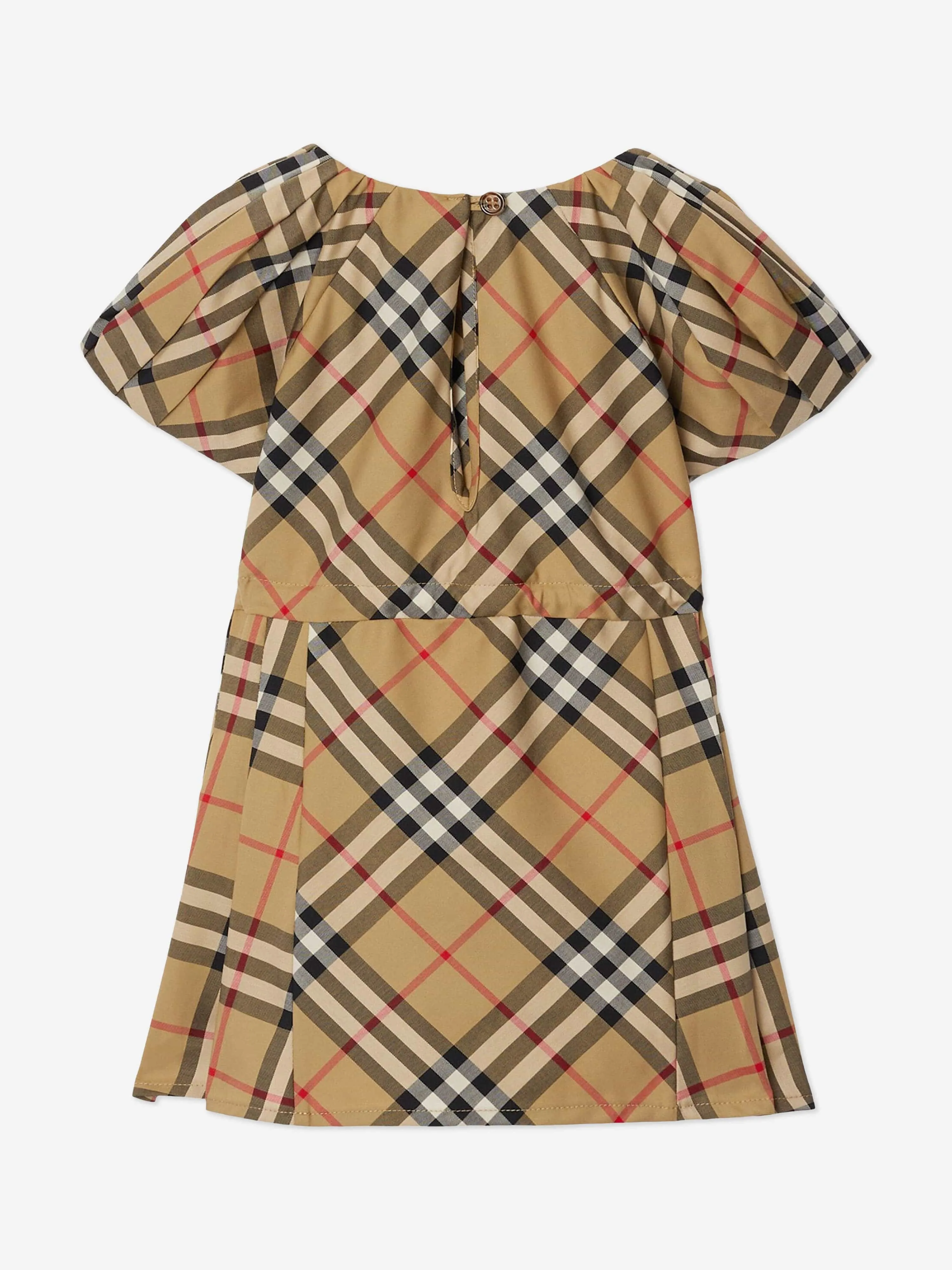 Burberry Baby Girls Archive Check Jada Dress in Beige