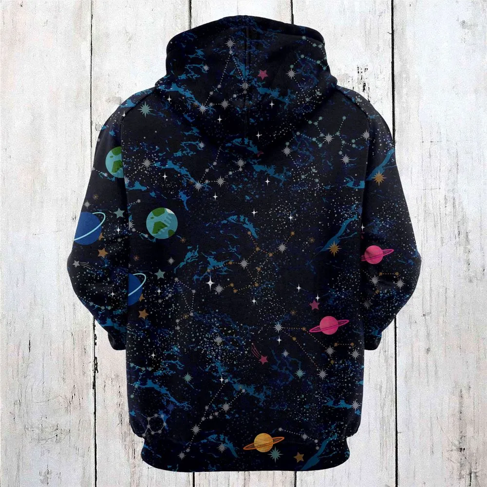 Cat Space All Over Print 3D Hoodie For Men And Women, Best Gift For Cat lovers, Best Outfit Christmas