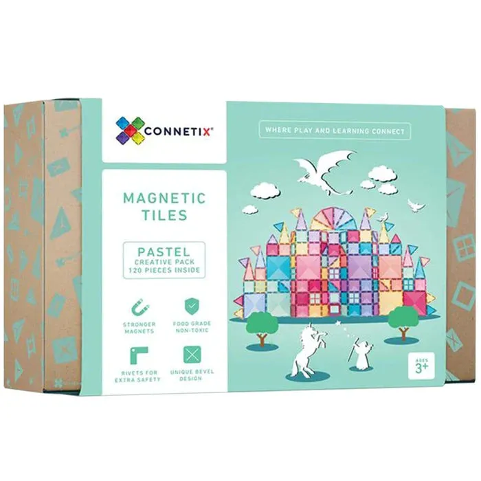 CONNETIX Pastel Range - 120 Piece Pastel Creative Pack