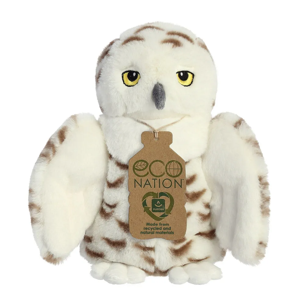 Eco Nation Snowy Owl Soft Toy