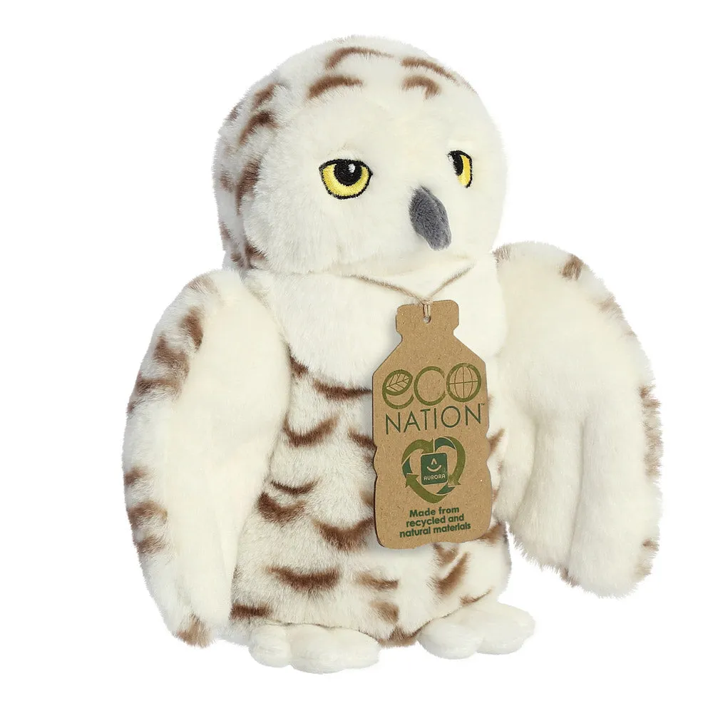 Eco Nation Snowy Owl Soft Toy