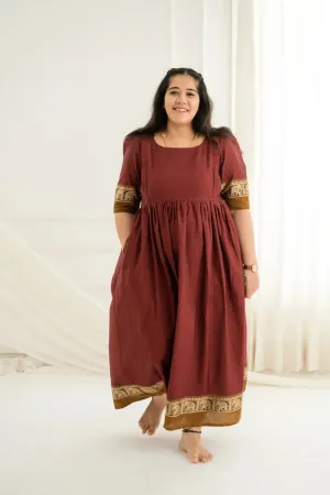 Garnet Enchant Maternity Feeding Dress