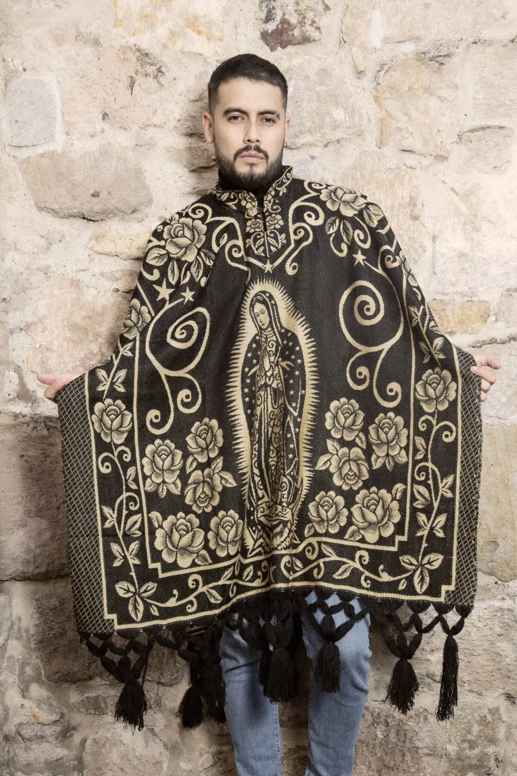 Men's Virgin Mary Poncho