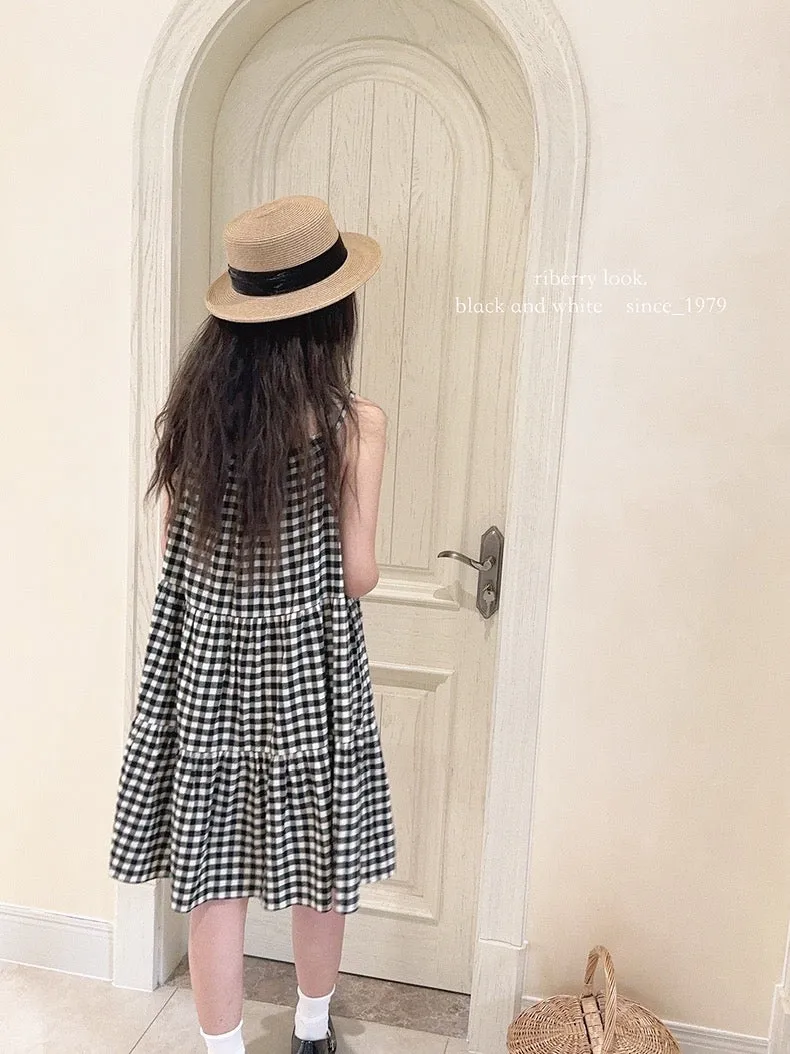 Night Night Gingham Cotton Dress