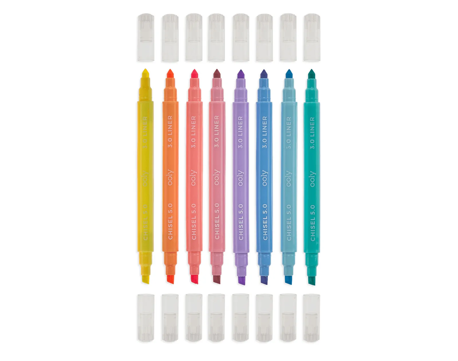 Pastel Liners Dual-Tip Markers - Set of 8