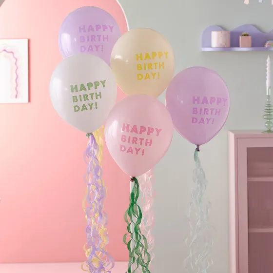 Pastel Wave Balloon Bundle 30cm 5pk