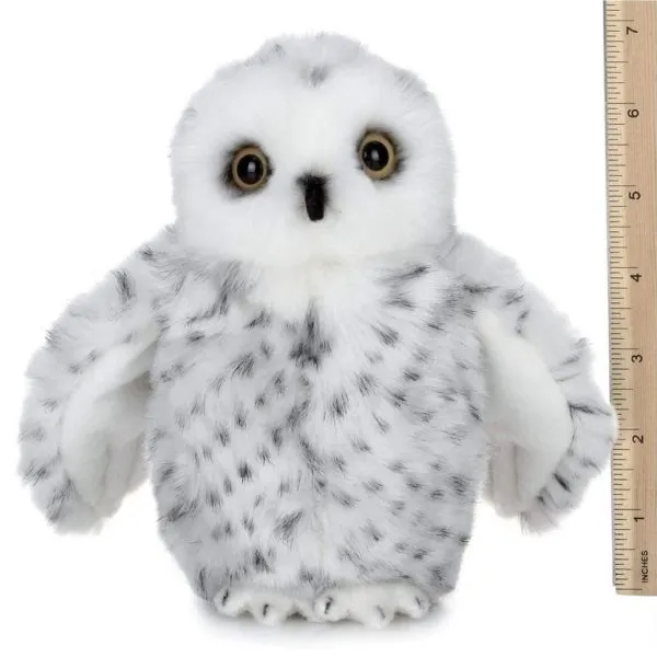 Plush Stuffed Snowy Owl Drift