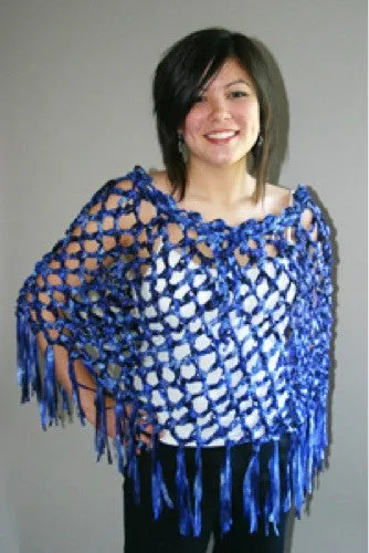 Ponchos Crochet Pattern Leaflet