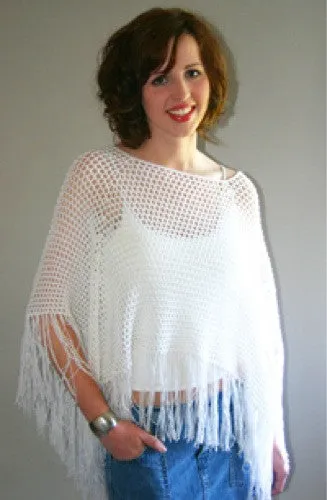 Ponchos Crochet Pattern Leaflet