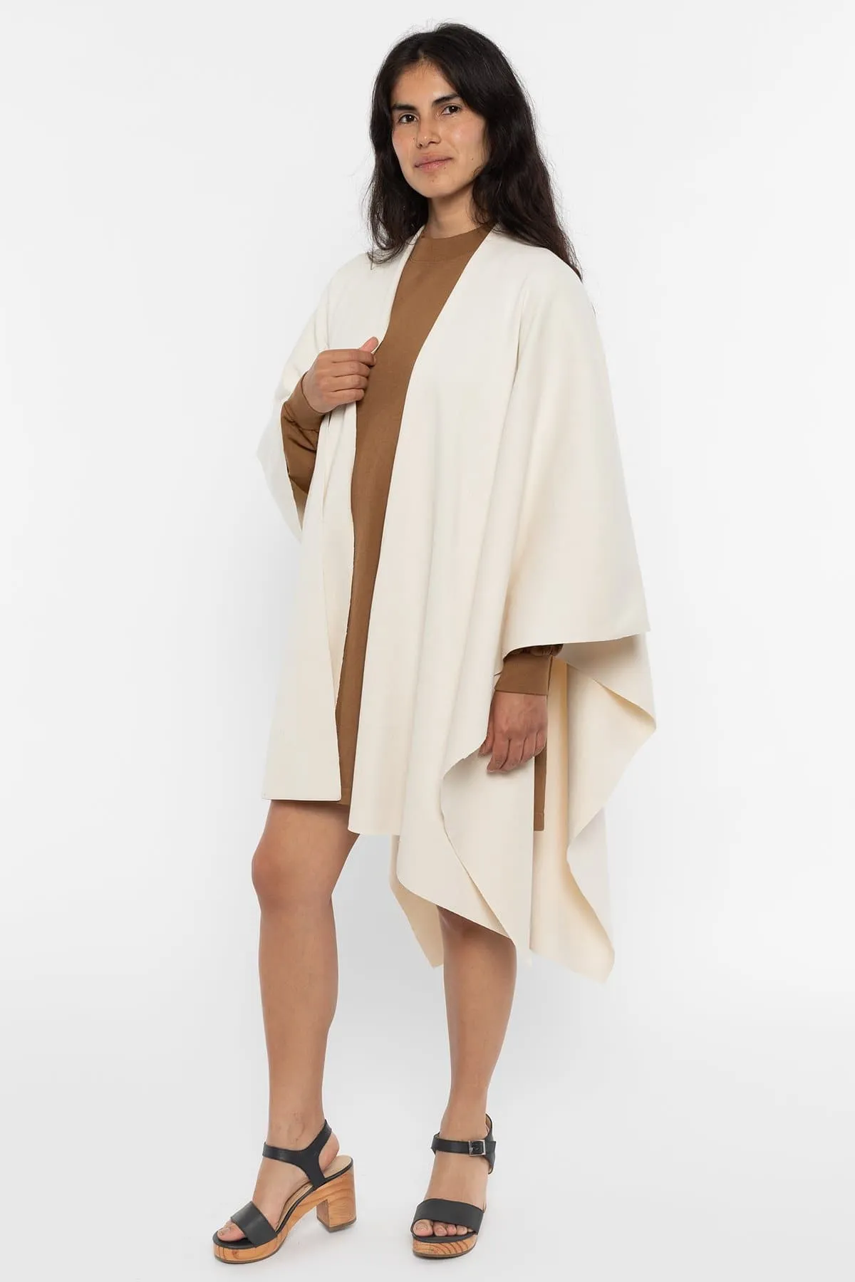 RHFR399GD - Heavy Cotton Rib Poncho