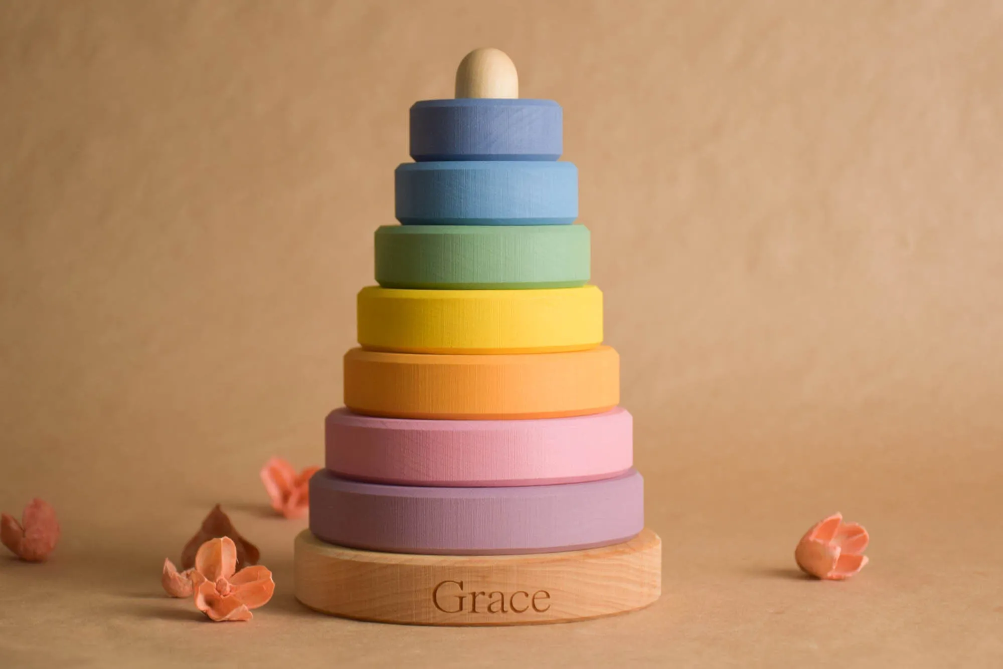 Ring Stacker Toy Pastel