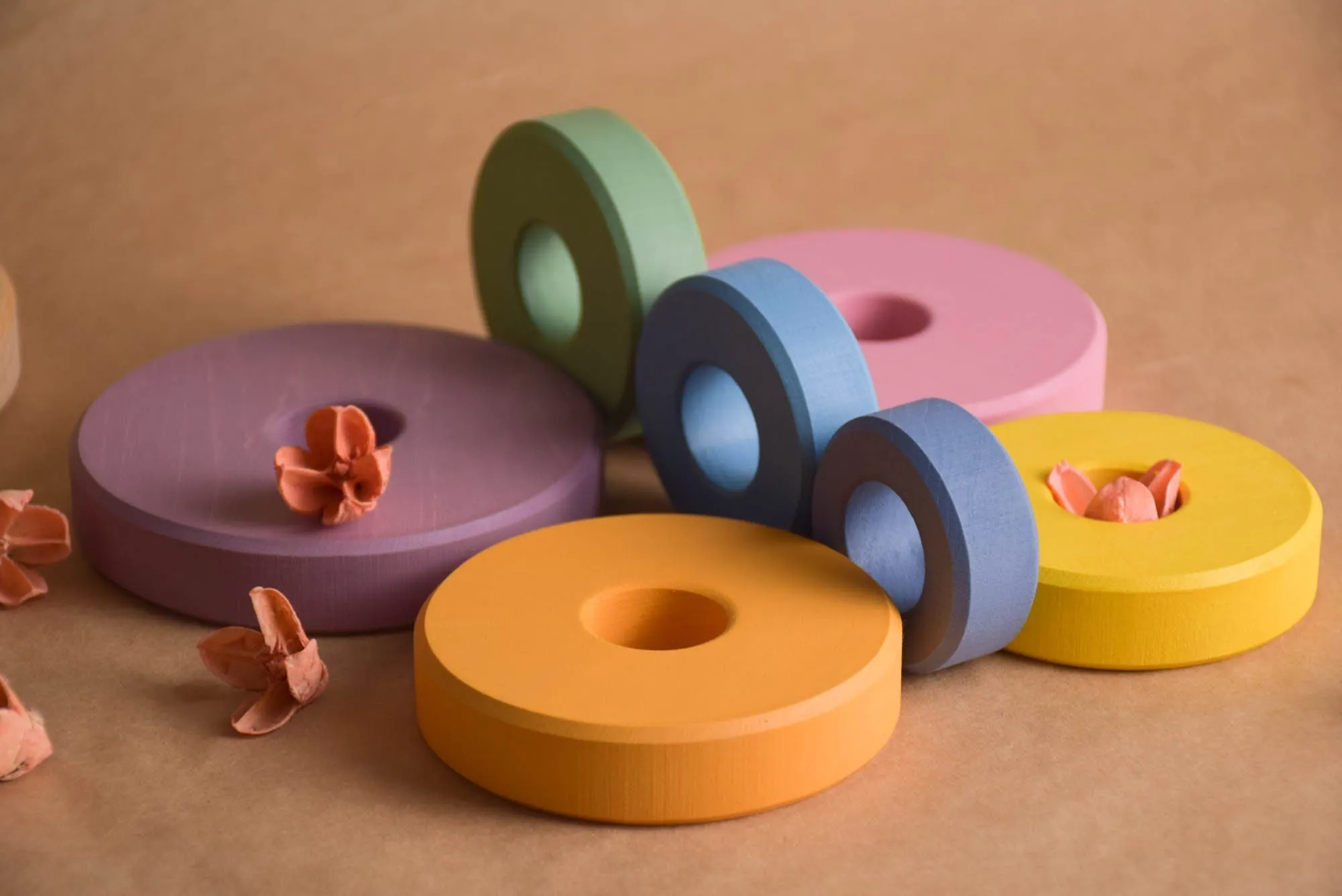 Ring Stacker Toy Pastel