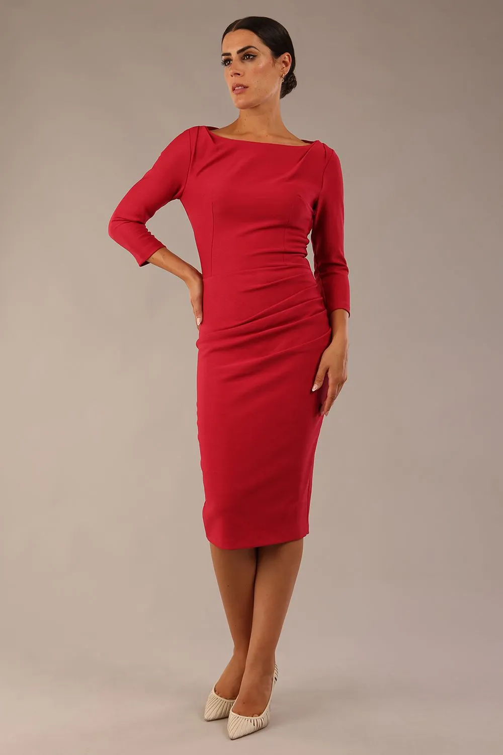 Seed Agatha Sleeved Pencil Dress