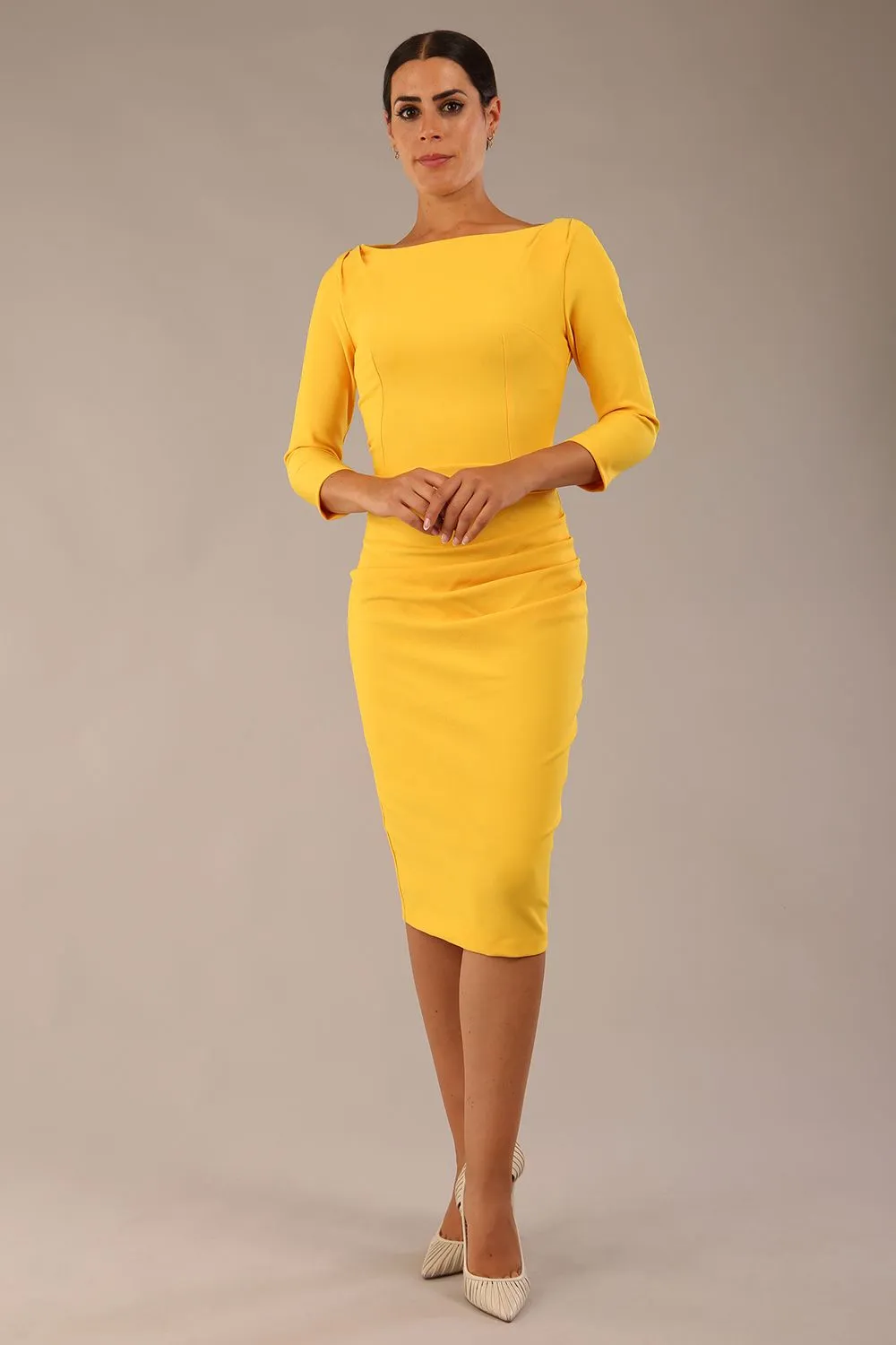 Seed Agatha Sleeved Pencil Dress