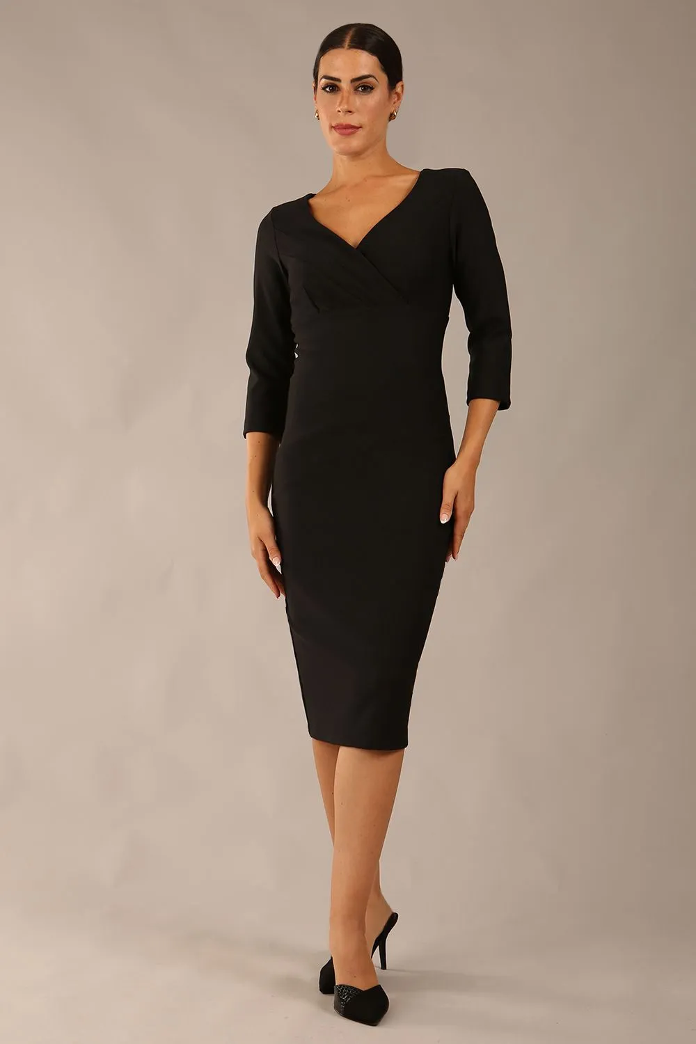 Seed Barton Sleeved Pencil Dress