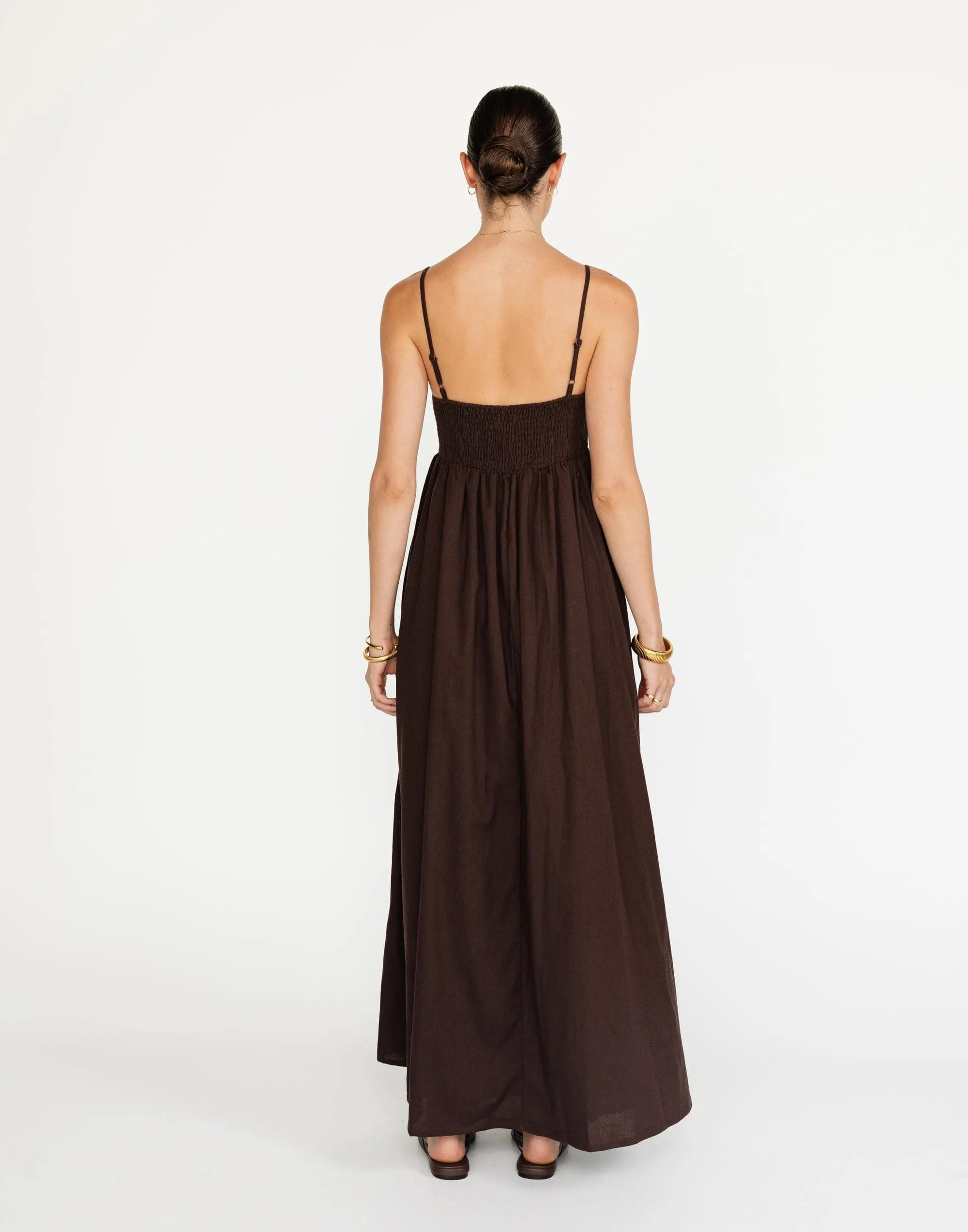 Tarsha Maxi Dress (Chocolate)