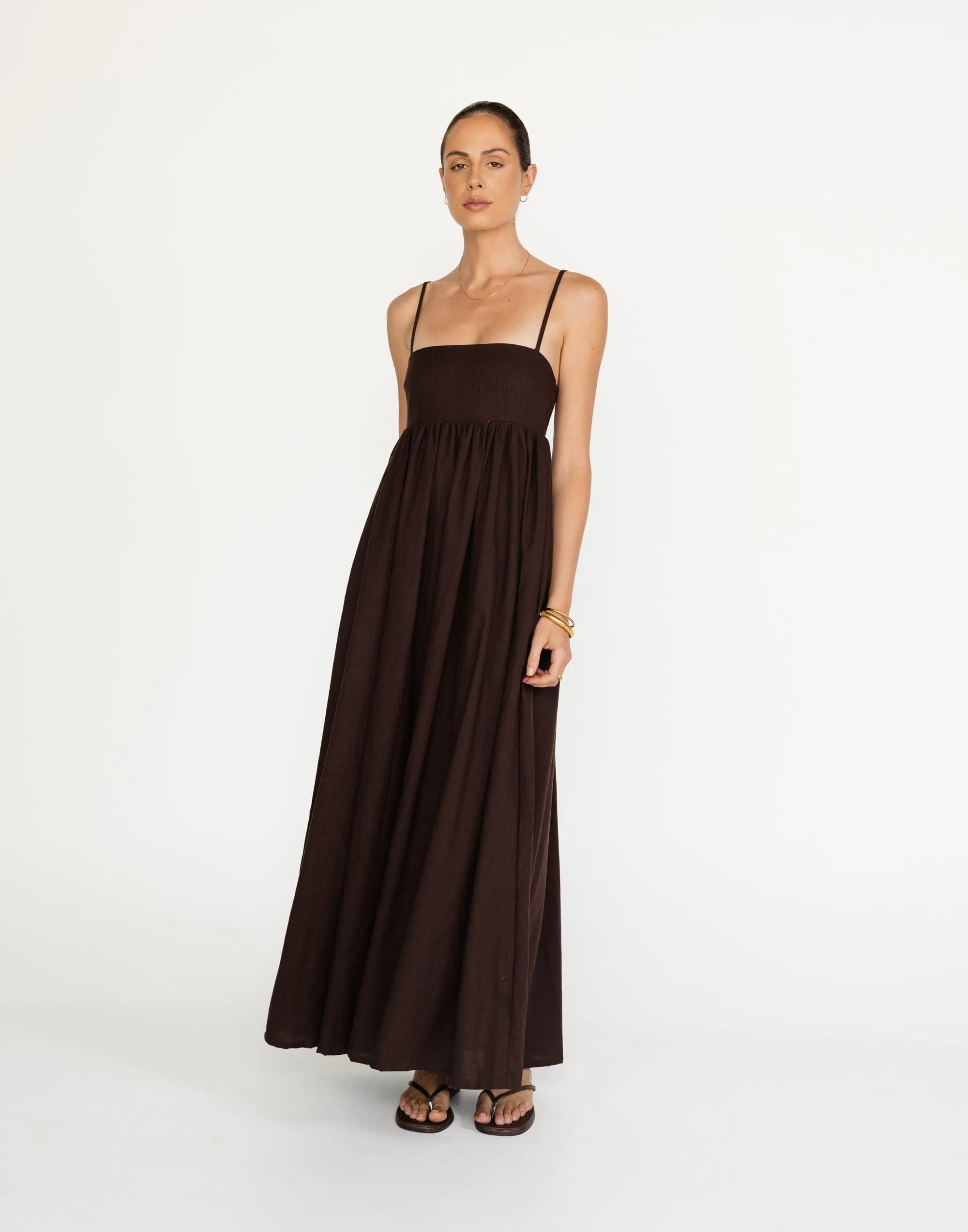 Tarsha Maxi Dress (Chocolate)