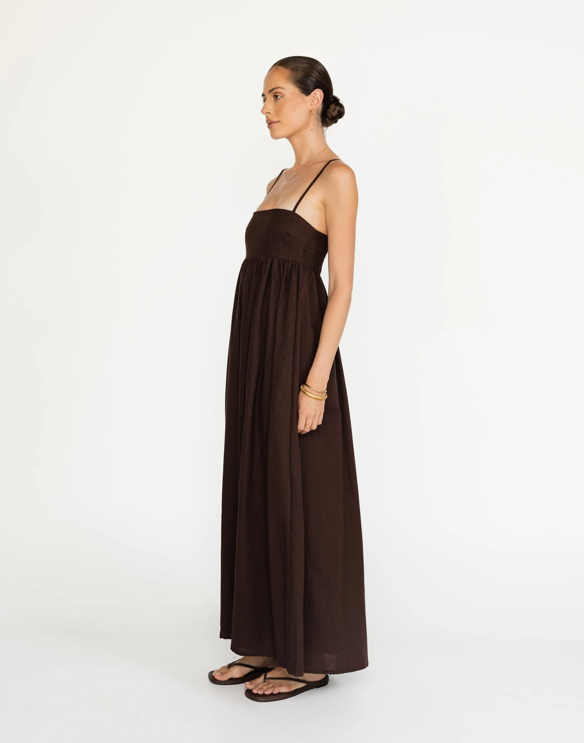 Tarsha Maxi Dress (Chocolate)